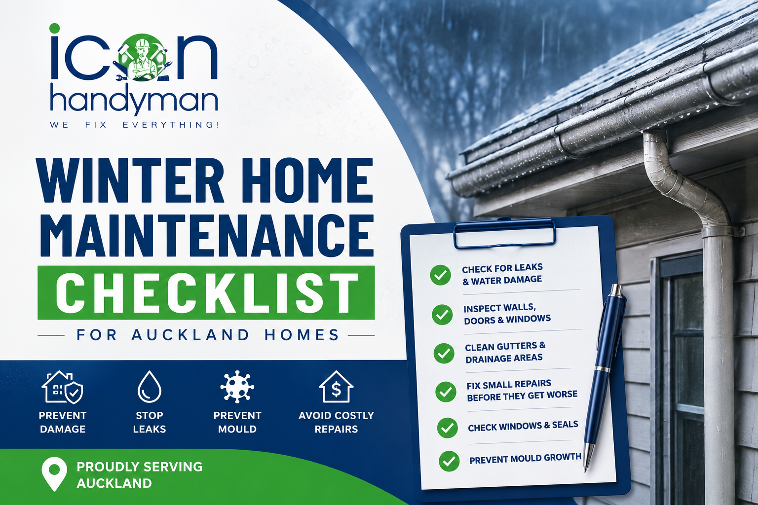 Winter Home Maintenance Checklist for Auckland Homes