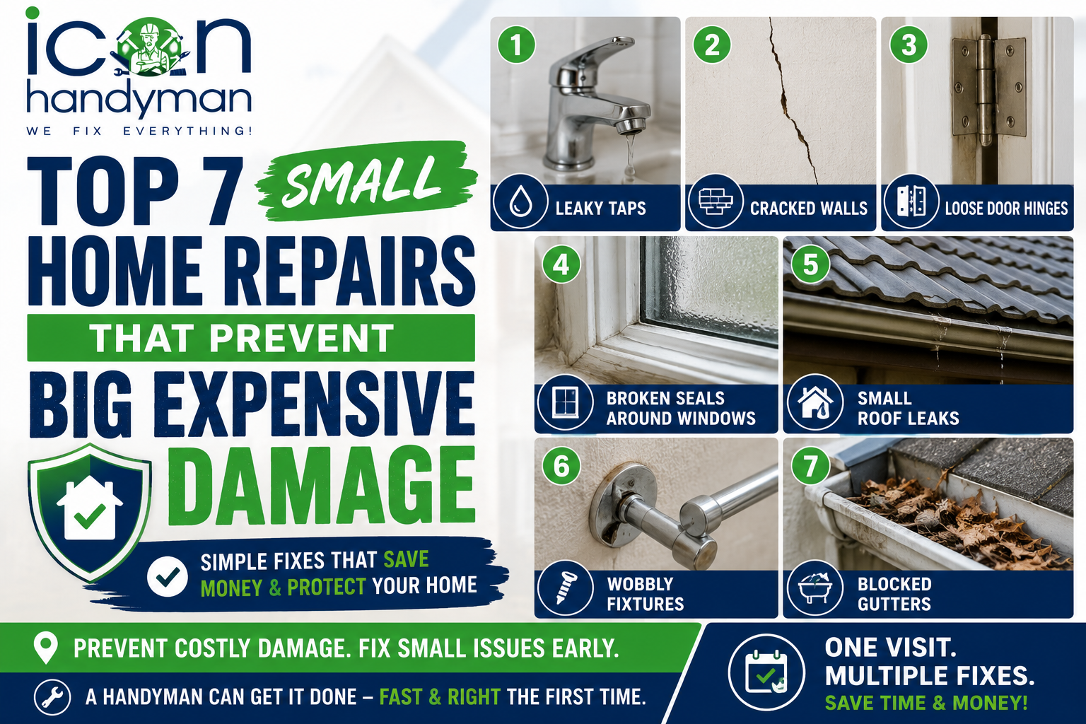 Top 7 Small Home Repairs That Prevent Big Expensive Damage