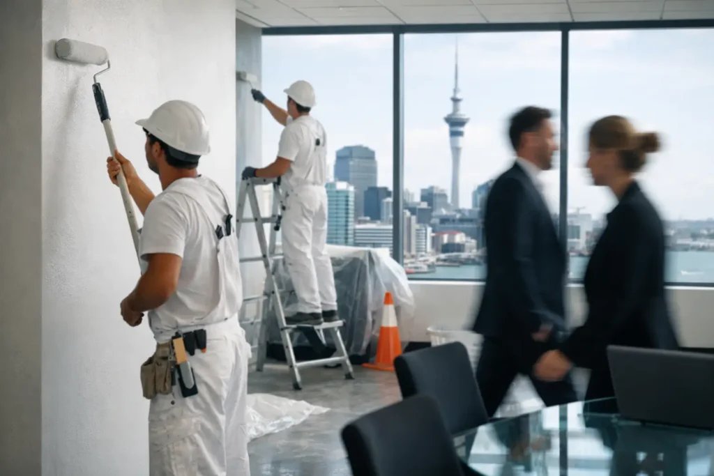 Commercial Painting Auckland That Keeps Work Moving