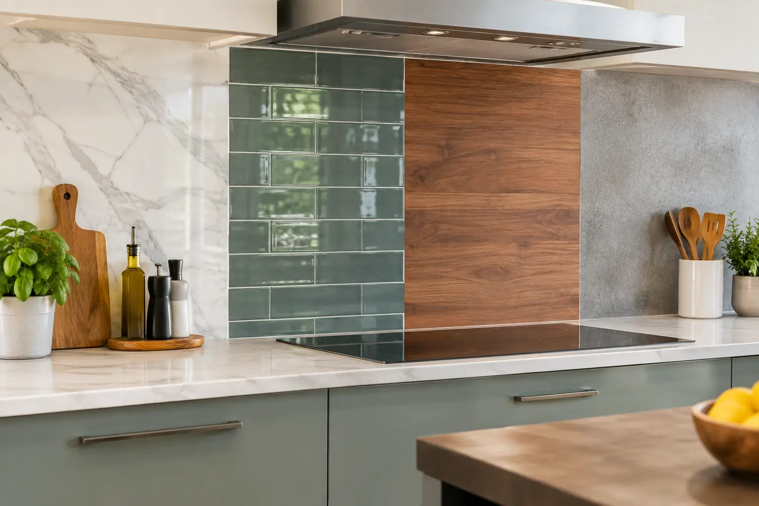 Best Kitchen Splashback Materials for Busy Homes